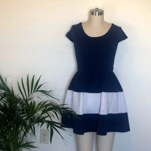 A-Line Little Blue Dress
